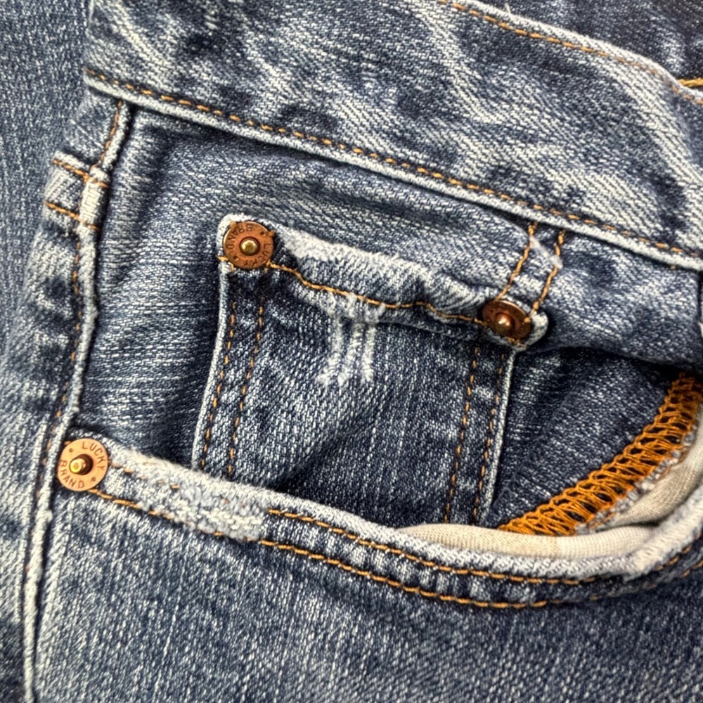 Lucky Brand Dungarees Slim Bootleg Jeans American Classic Womens Size 31‎ - Picture 10 of 16